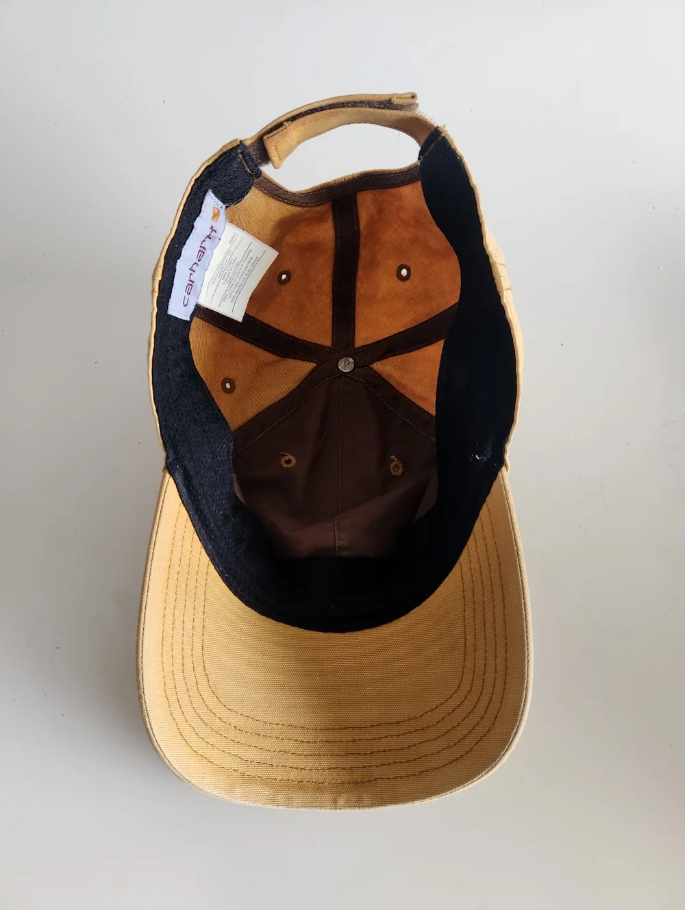 (2) Carhartt Patch Logo Adjustable Baseball Hats Caps Lot Workwear Outdoor